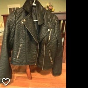 American Eagle Black Leather Jacket